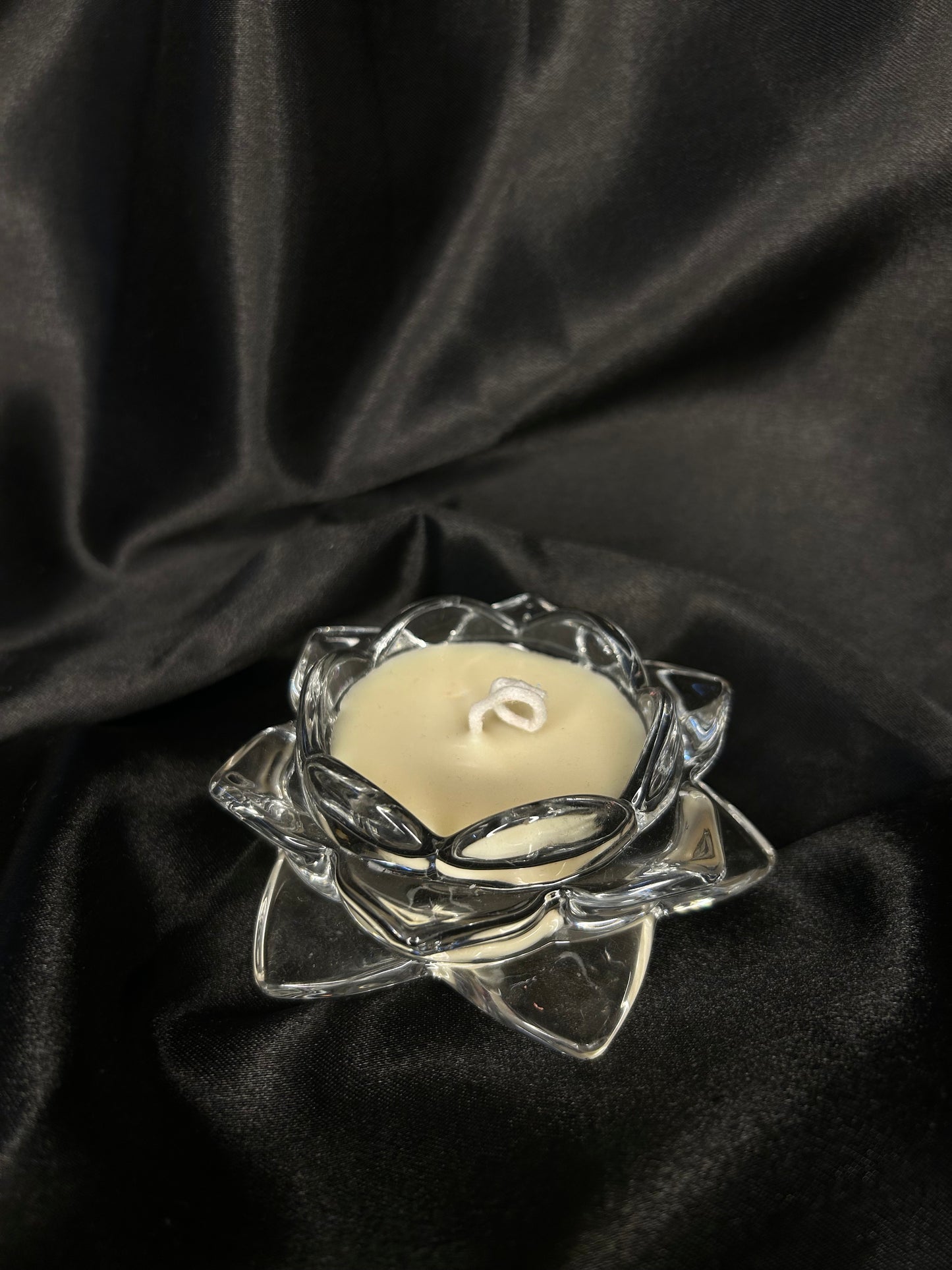 Crystal Lotus Candle