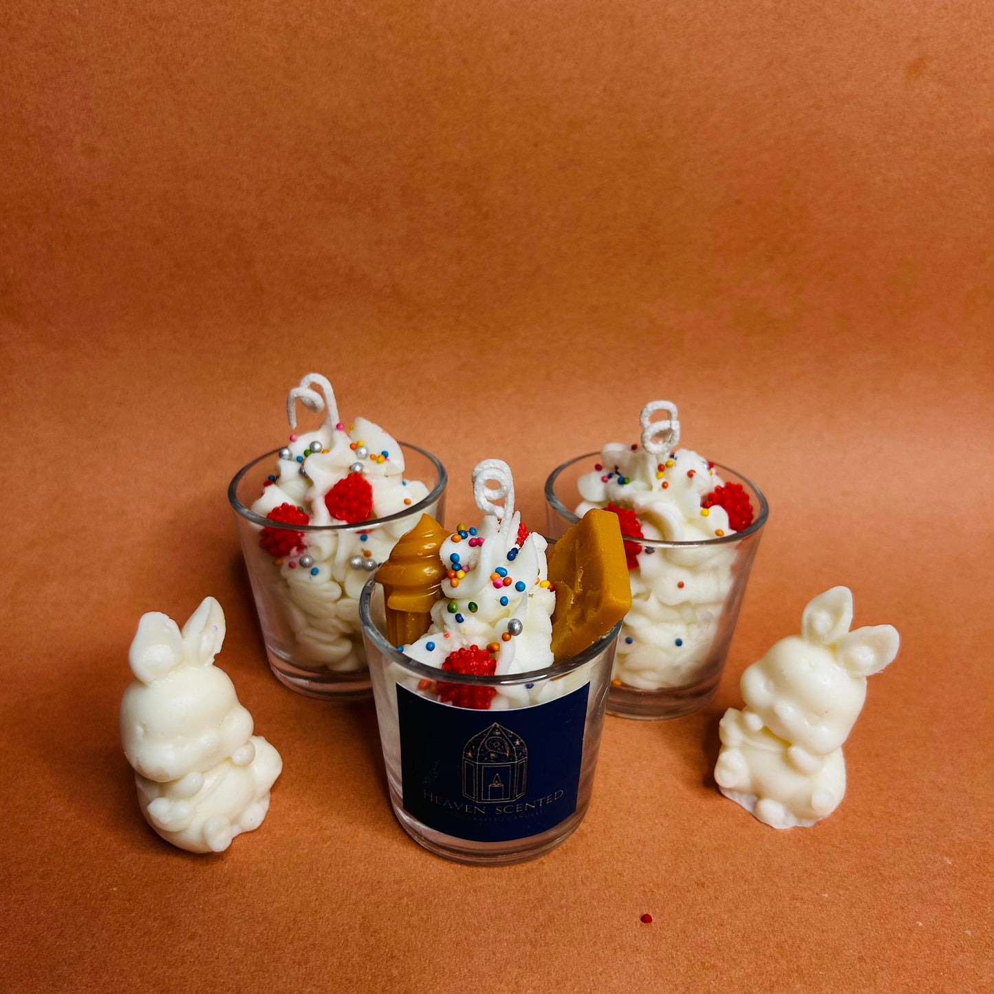 Vanilla Delight Dessert Candle