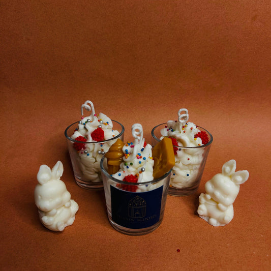 Vanilla Delight Dessert Candle