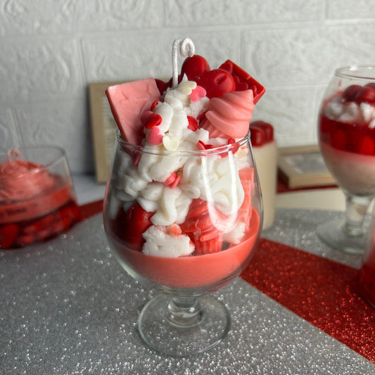 Glass Dessert Candle