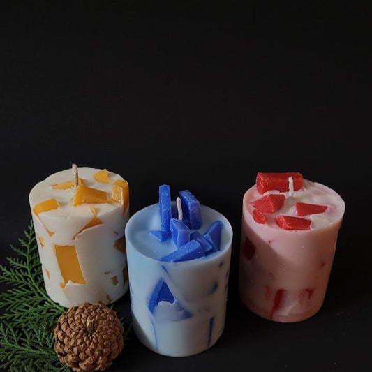 Chunk Pillar Candle
