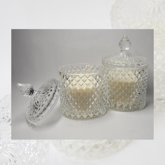 Crystal Glass Jar Candle
